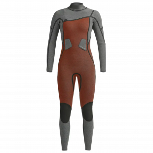 Combinaison femme PICTURE Equation 4/3 Front Zip Abstract Flower